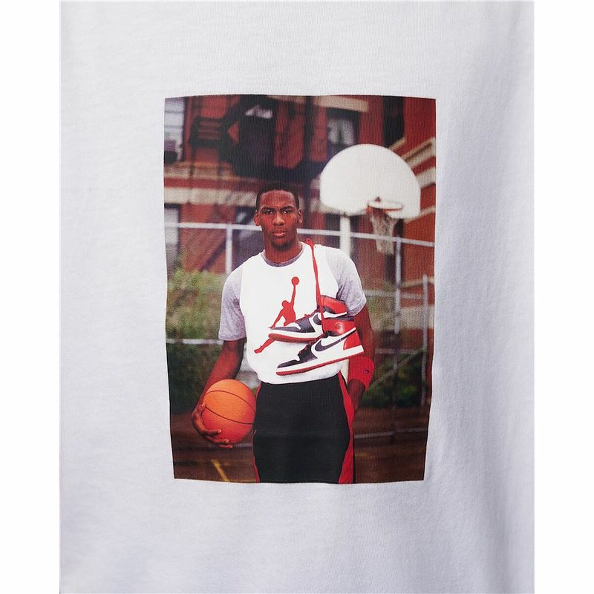 Children’s Short Sleeve T-Shirt Jordan Jdb Mj Brand Photo Ss Crew White-3