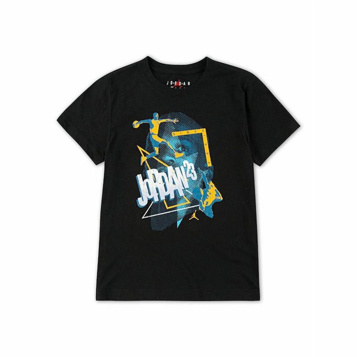 Child's Short Sleeve T-Shirt Jordan Jdb Jordan 3Peat Ss Black-0