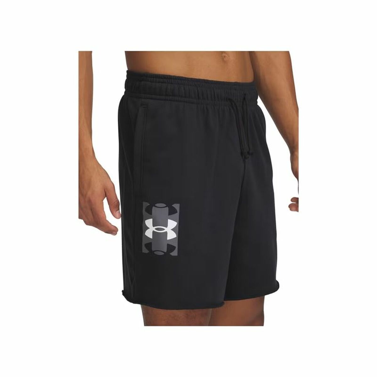 Men's Shorts Under Armour Rival Black-2