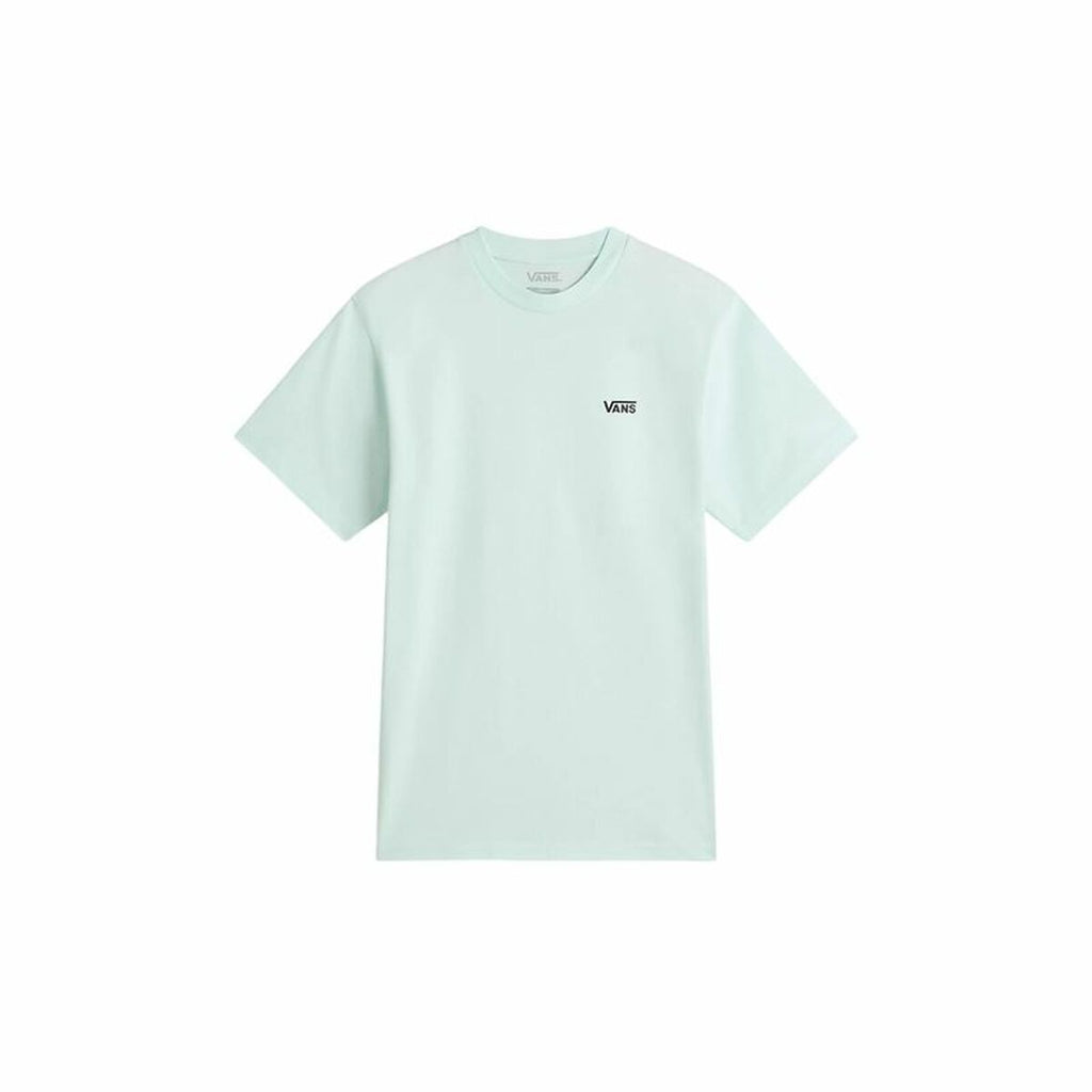 Women’s Short Sleeve T-Shirt Vans Left Chest Logo Em Hint Of Mint Aquamarine-0