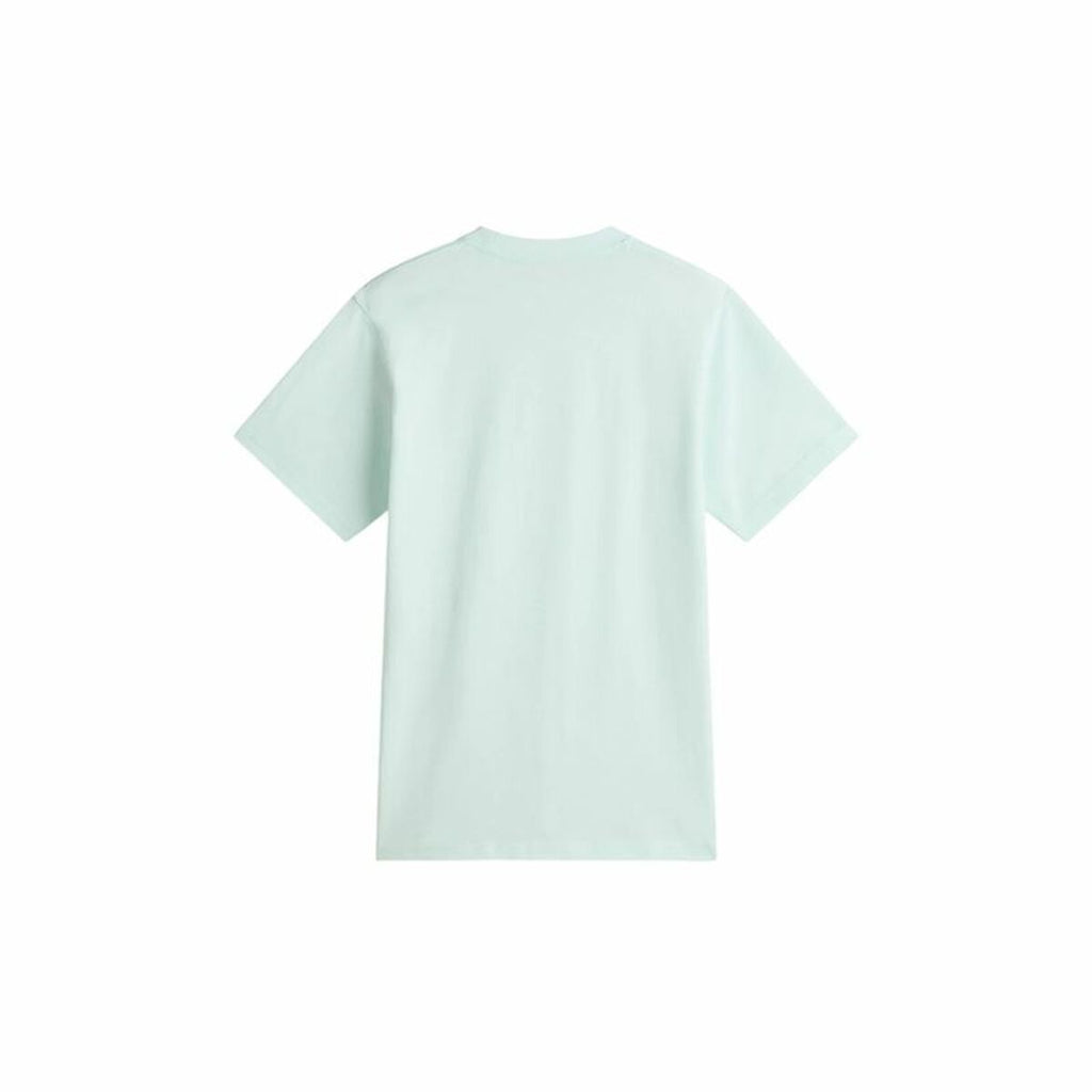 Women’s Short Sleeve T-Shirt Vans Left Chest Logo Em Hint Of Mint Aquamarine-2