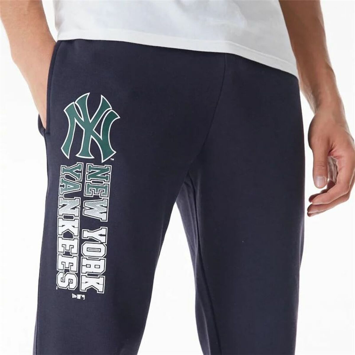 Adult Trousers New Era New York Yankees Navy Blue-1
