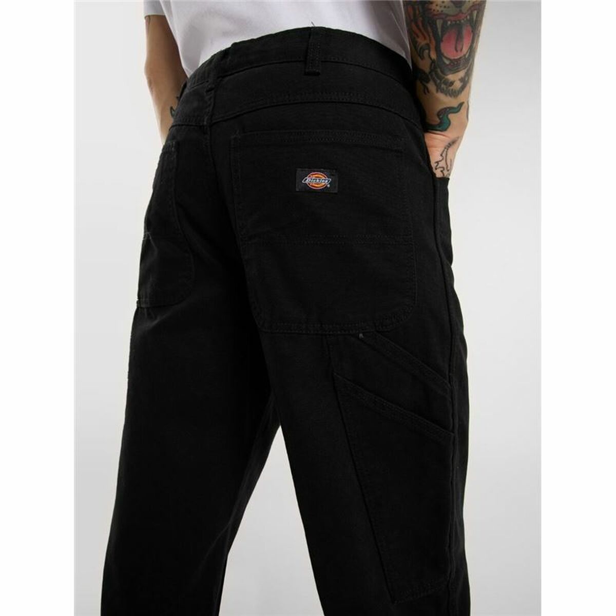 Trousers Dickies Canvas Carpenter Lighweight Black-2