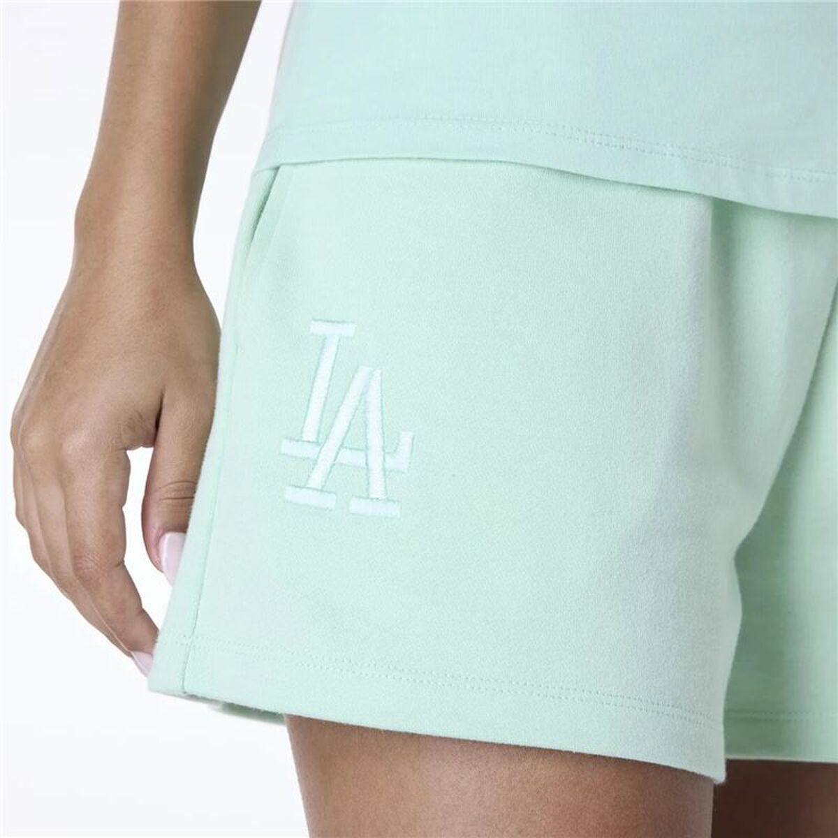 Women's Shorts New Era LA Dodgers MLB League Aquamarine-3