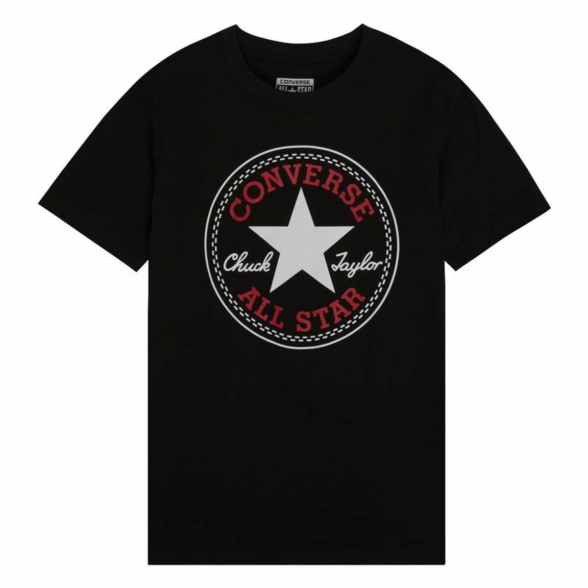 Short Sleeve T-Shirt Converse Black-0