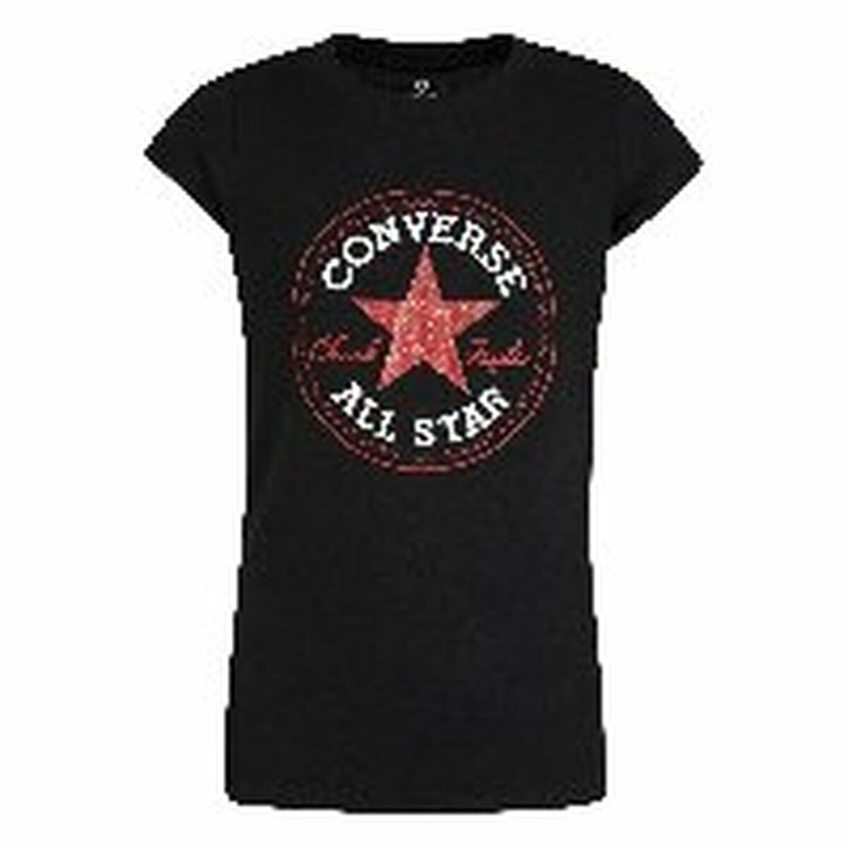 Child's Short Sleeve T-Shirt Converse Black-2