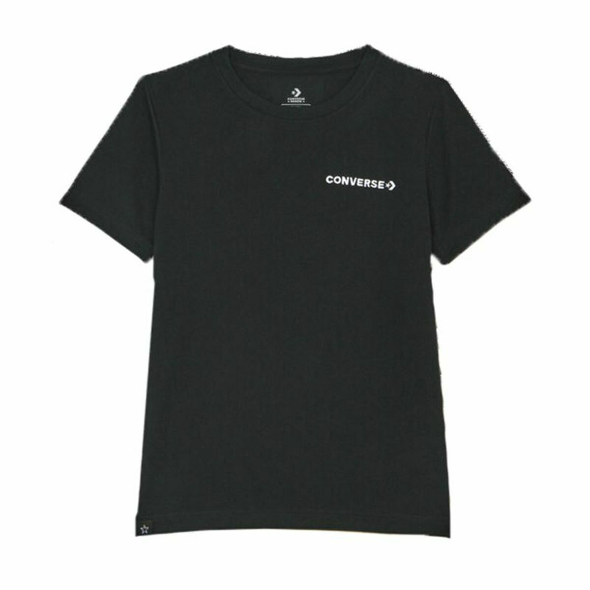Short Sleeve T-Shirt Converse Field Surplus Black-0