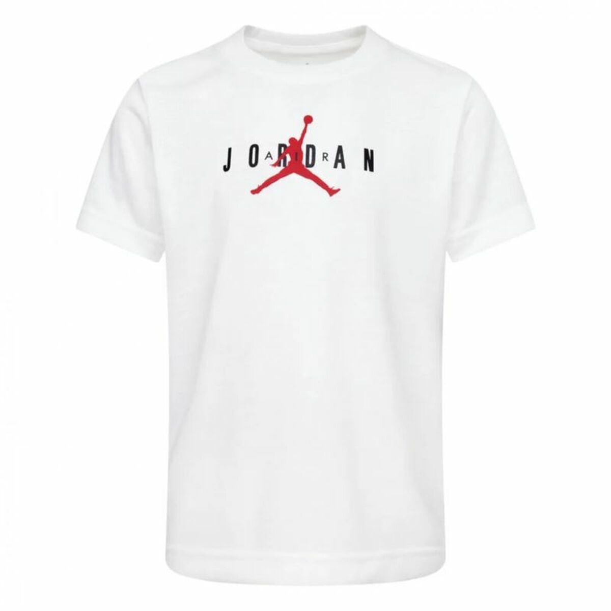 Child's Short Sleeve T-Shirt Jordan Jumpman Graphic White-0