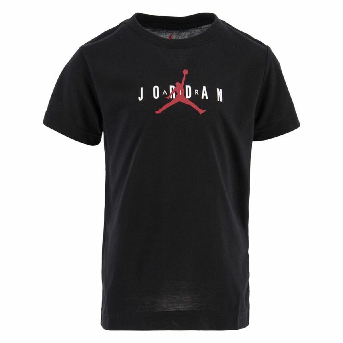Child's Short Sleeve T-Shirt Jordan Jumpman Graphic Black-0