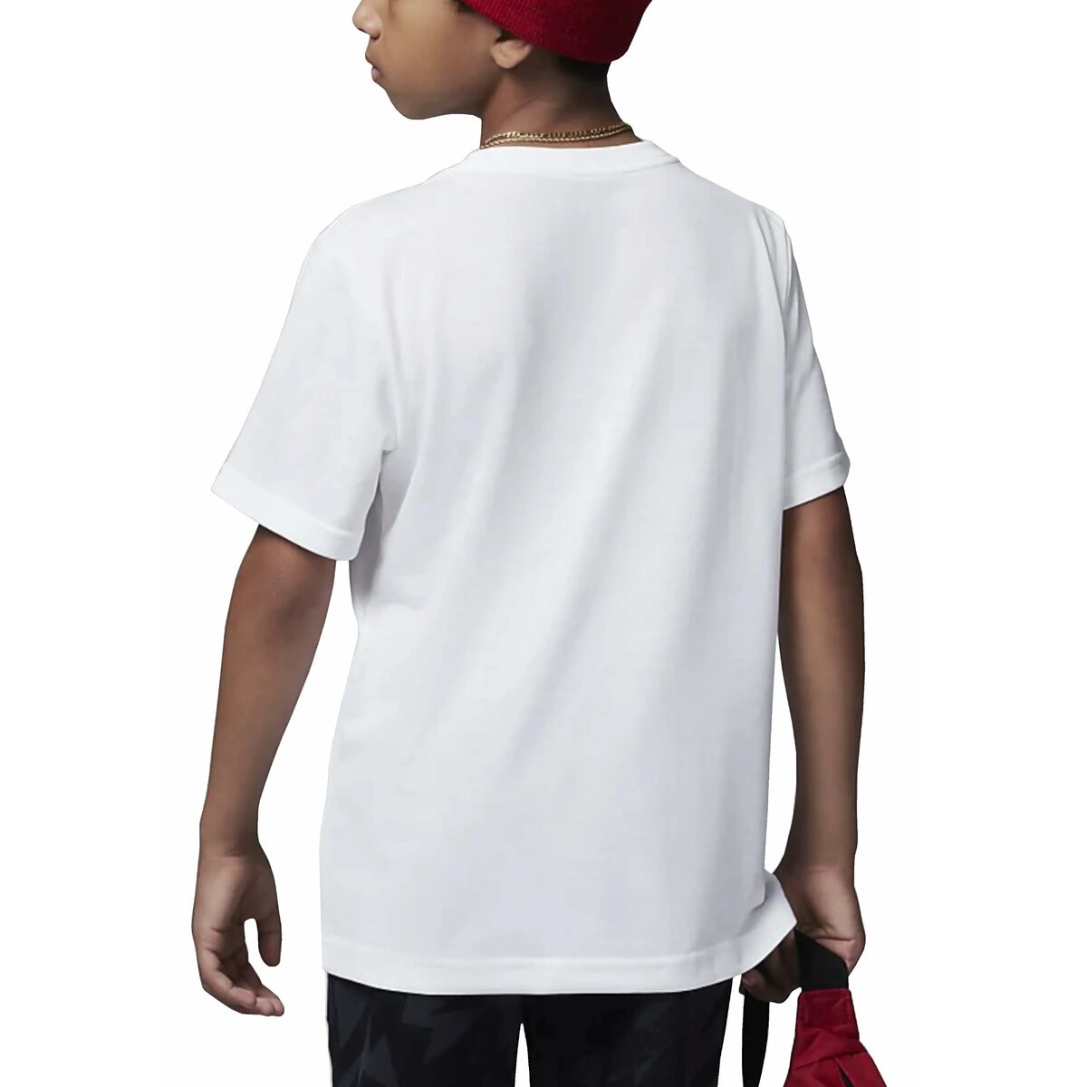 Child's Short Sleeve T-Shirt Jordan JUMPMAN SUSTAINABLE GRAPHI 95B922 001 White-1