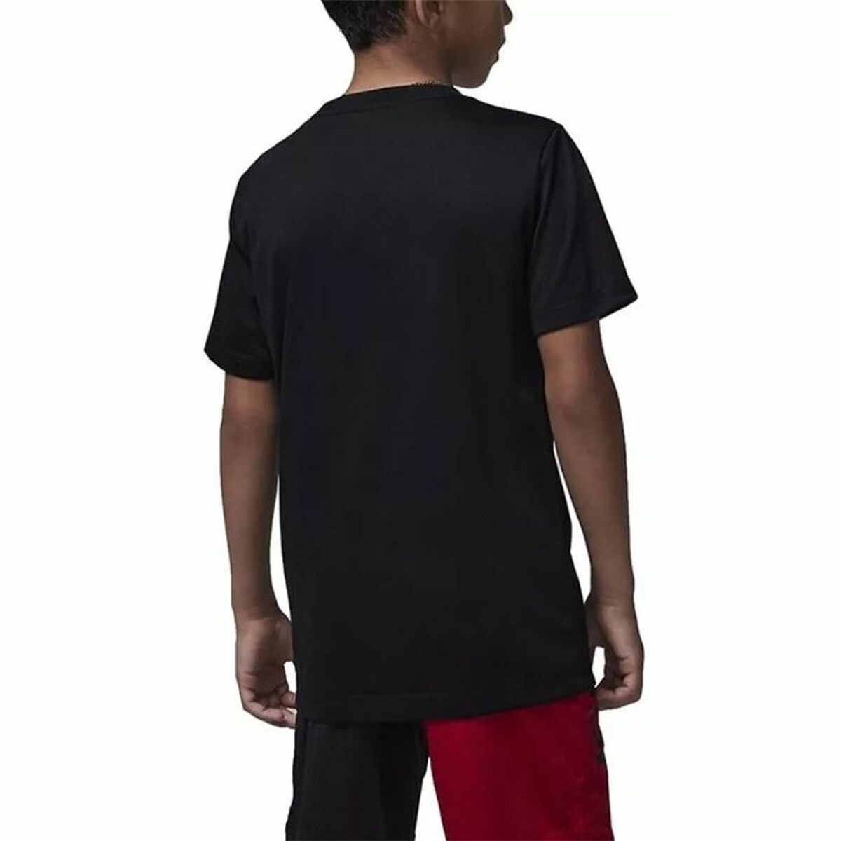 Child's Short Sleeve T-Shirt Jordan Jumpman Sustainable Black-2