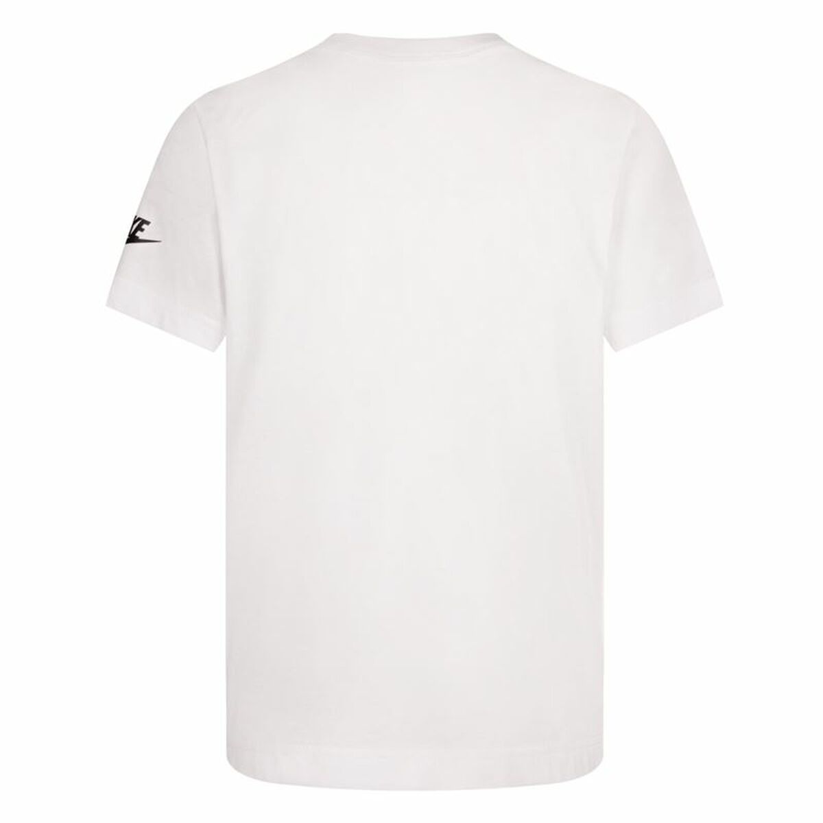 Child's Short Sleeve T-Shirt Nike Sport Splash  White-2