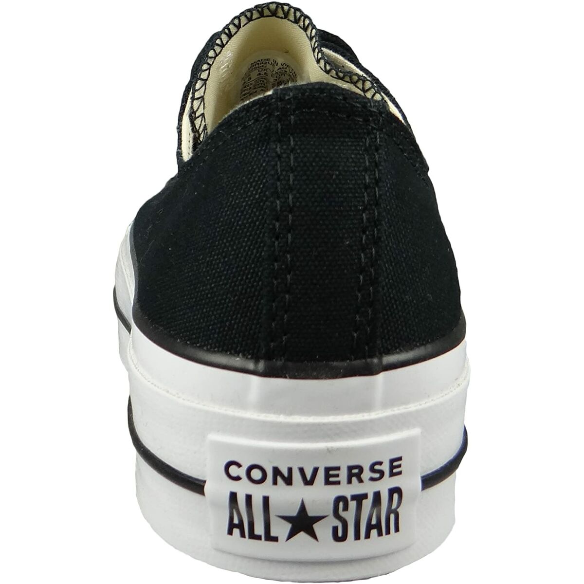 Women's casual trainers Chuck Taylor All Star Platform Converse Black (38)-7