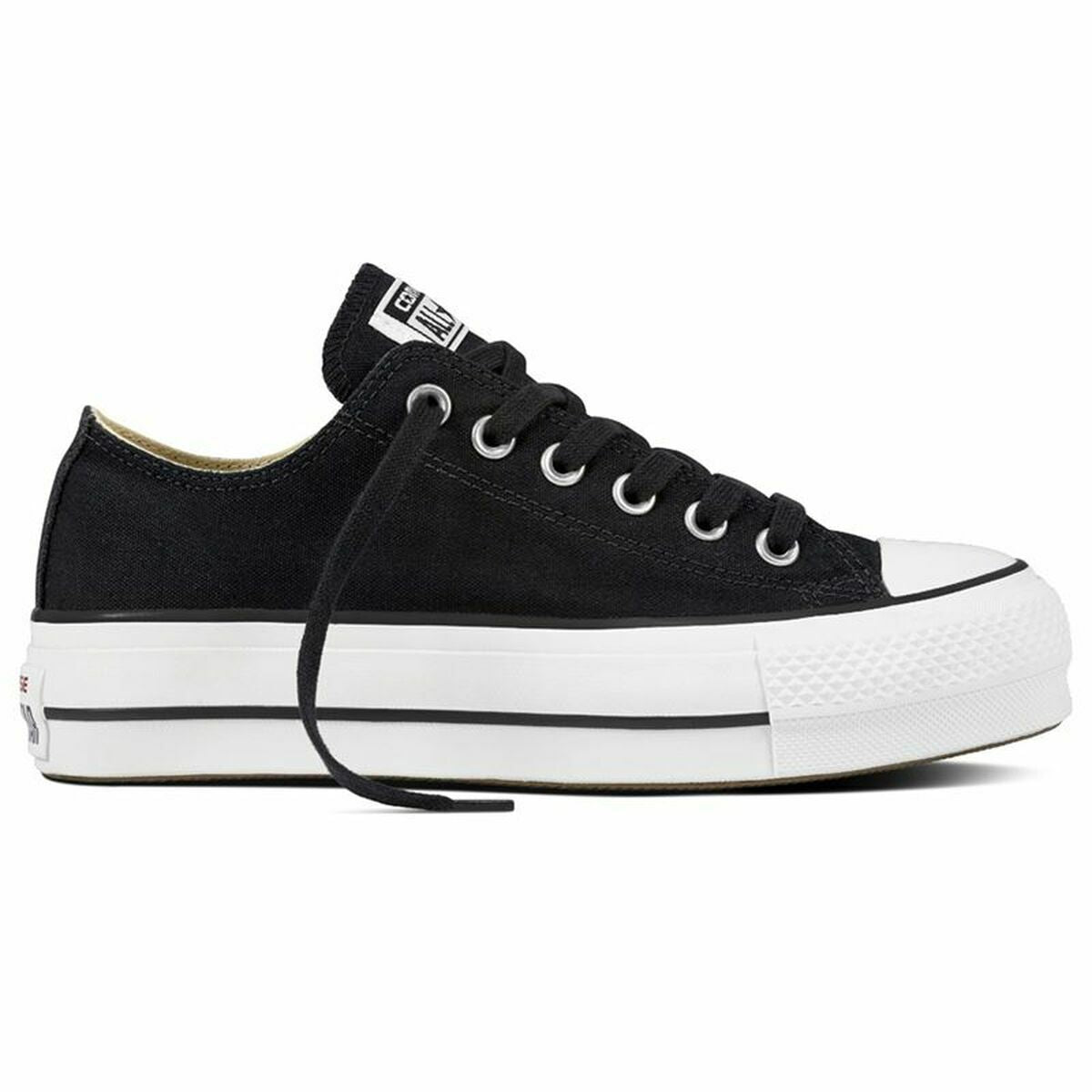 Women's casual trainers Chuck Taylor All Star Platform Converse Black (38)-0