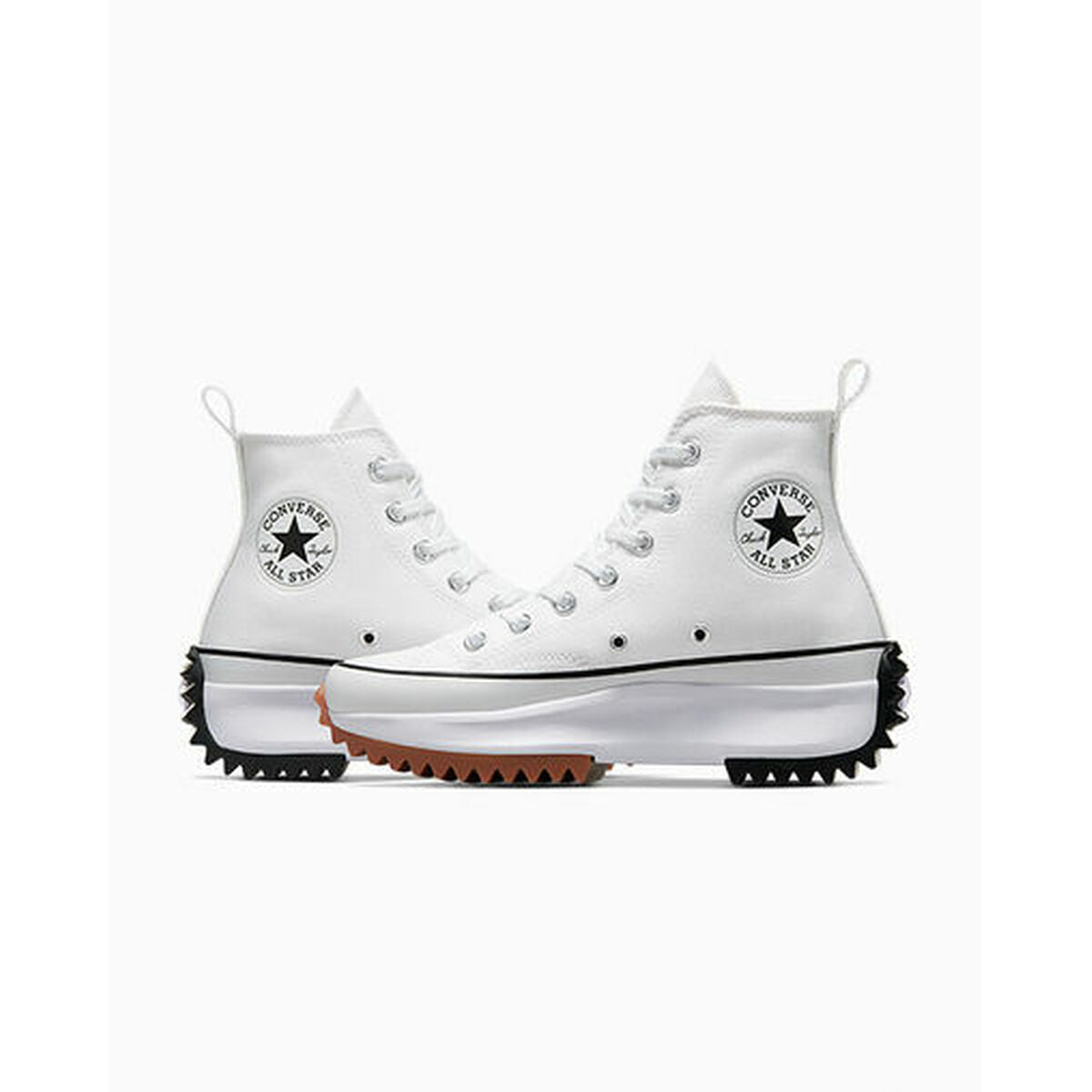 Women's casual trainers Converse STAR HIKE CANVAS PLATAFORM 166799C White-2