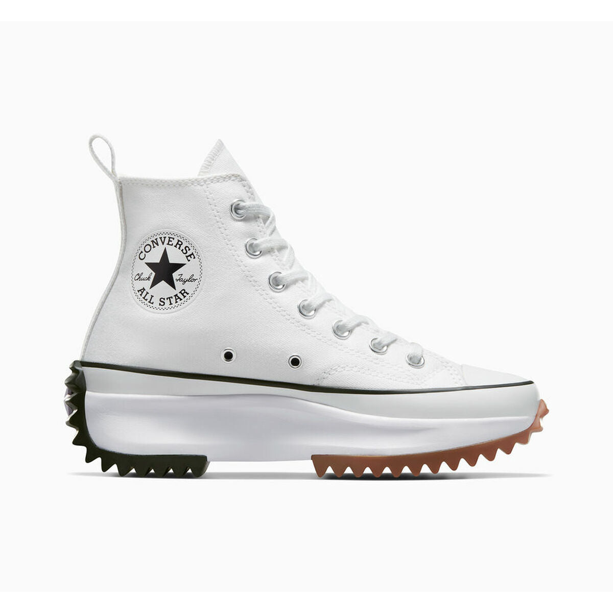 Women’s Casual Trainers Converse RUN STAR HIKE CANVAS PLATAFORM 166799C White-3