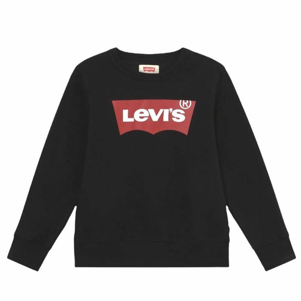 Child's Short Sleeve T-Shirt Levi's L/S Batwing Black-0