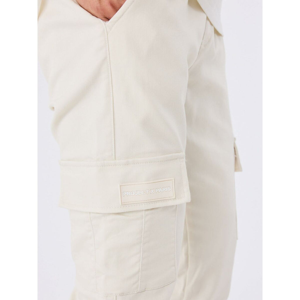 Trousers Project X Paris CARGO T239020 IV Beige-1