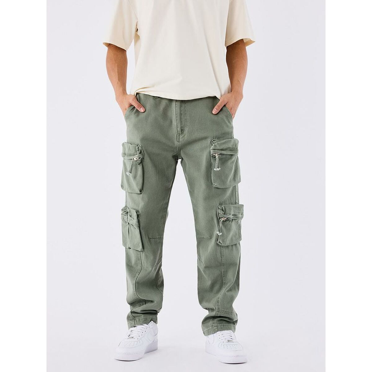 Trousers Project X Paris PROJECT JOG PANT T249042 OG Green-3