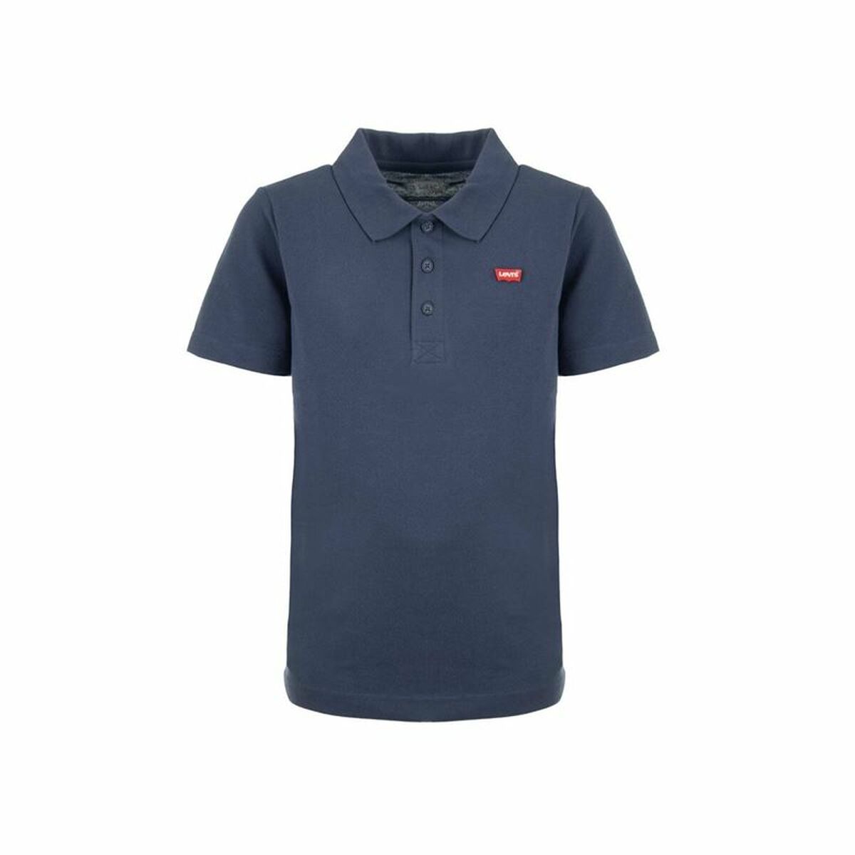Children’s Short Sleeve Polo Shirt Levi's Lvb Back Neck Tape Blue-0