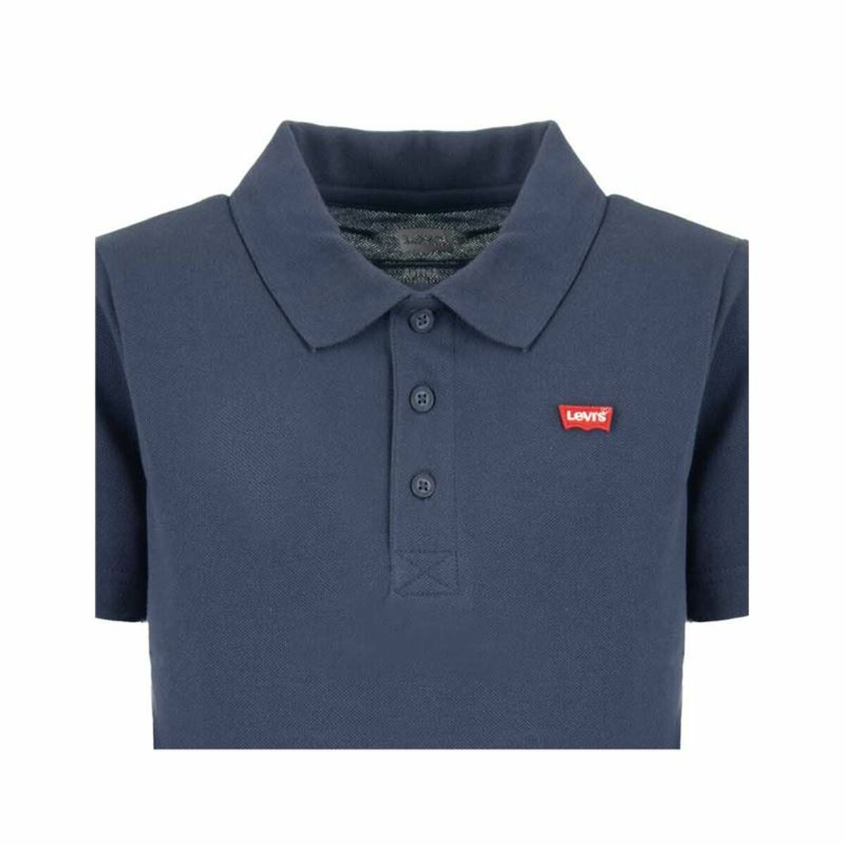 Children’s Short Sleeve Polo Shirt Levi's Lvb Back Neck Tape Blue-2
