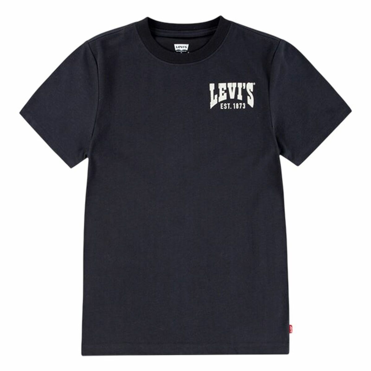 Child's Short Sleeve T-Shirt Levi's Lvb Valley View Black 8 Years-0