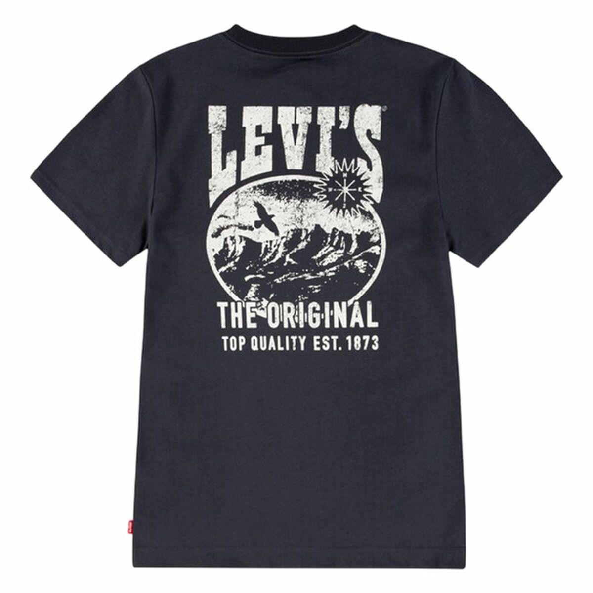 Child's Short Sleeve T-Shirt Levi's Lvb Valley View Black 8 Years-2