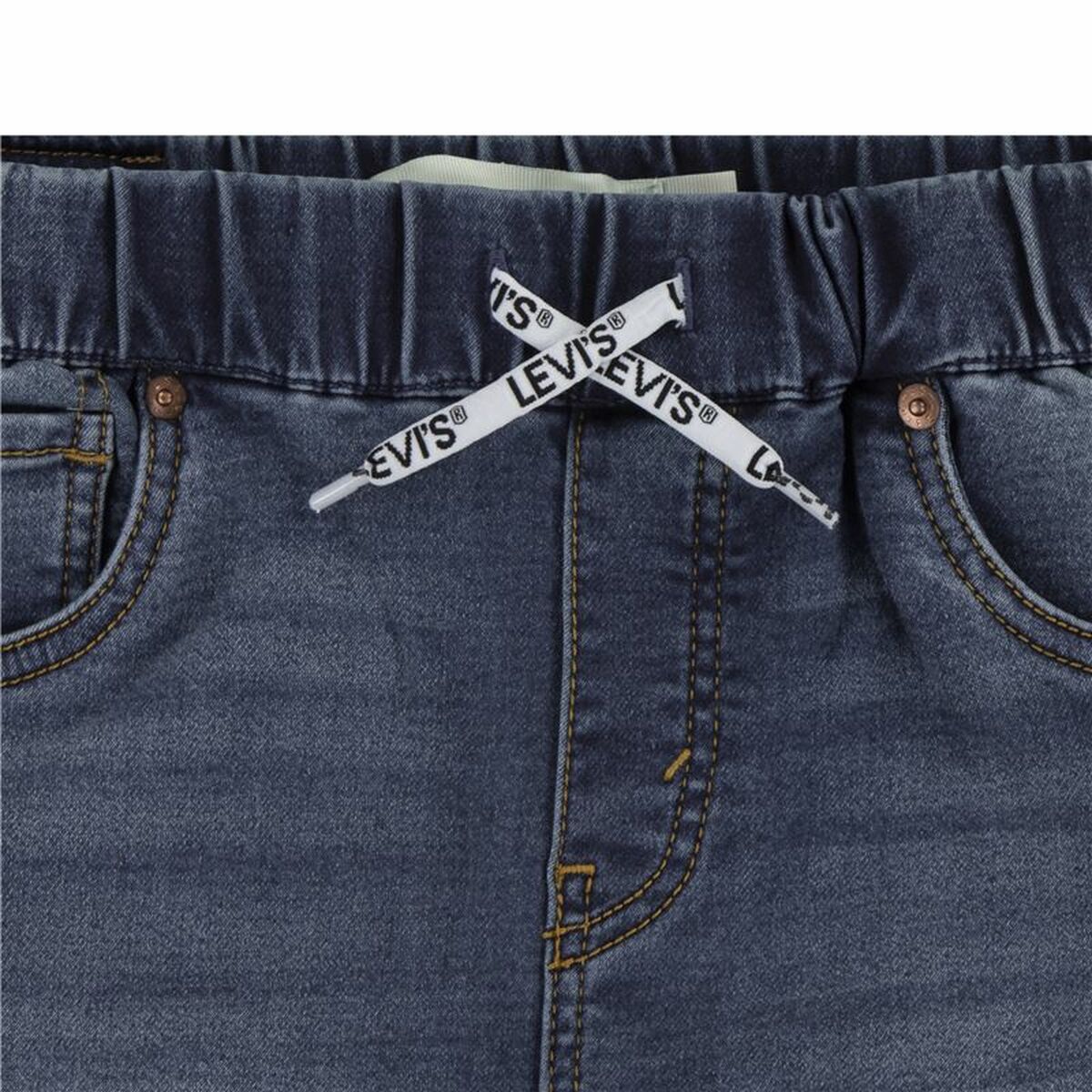 Children’s Jeans Levi's Lvb Skinny Fit Dobby Buckeroo Blue-2