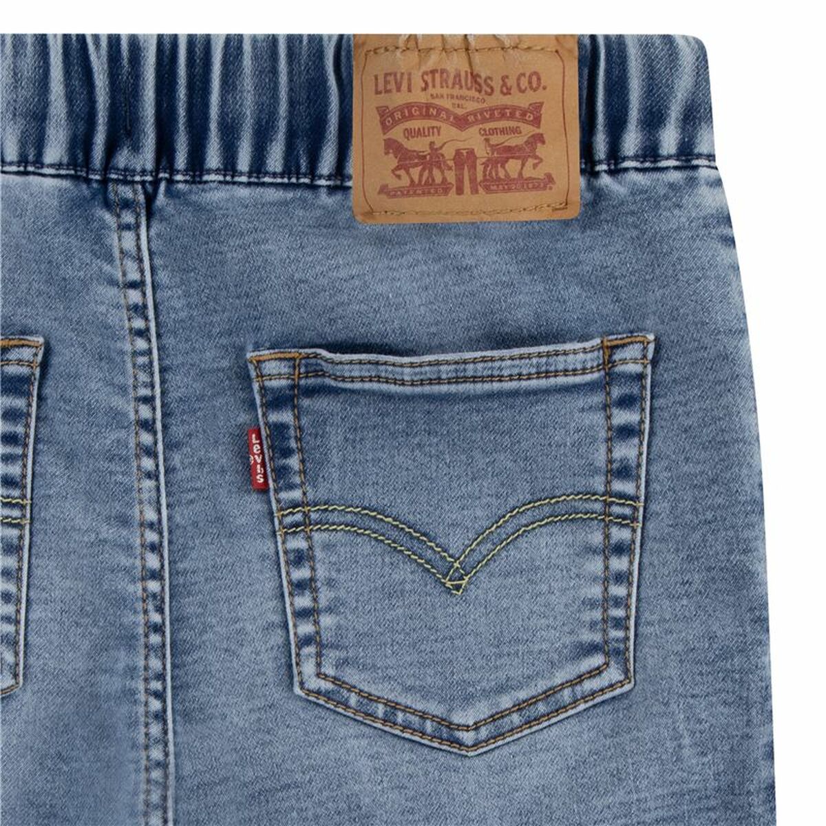 Children’s Jeans Levi's Lvb Skinny Fit Dobby Blue-3