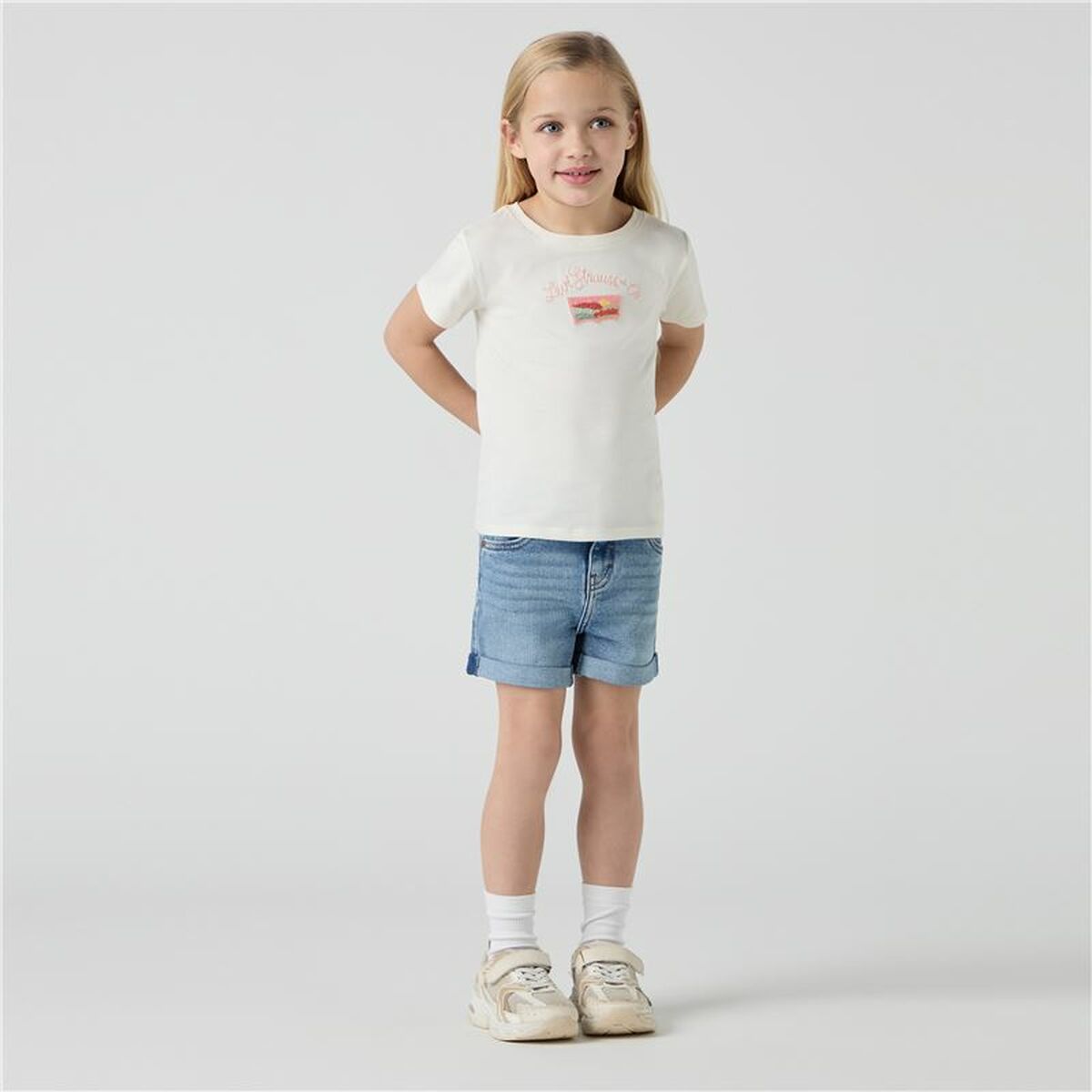 Jeans Levi's Lvg Girlfriend Flower Child Blue-6