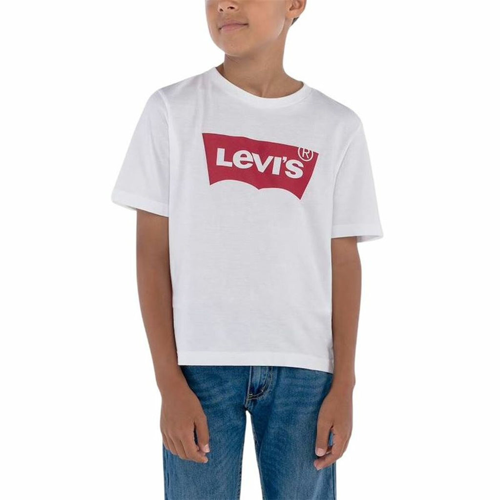 Child's Short Sleeve T-Shirt Levi's Lvb Golden Glow Batwing 16 Years-0