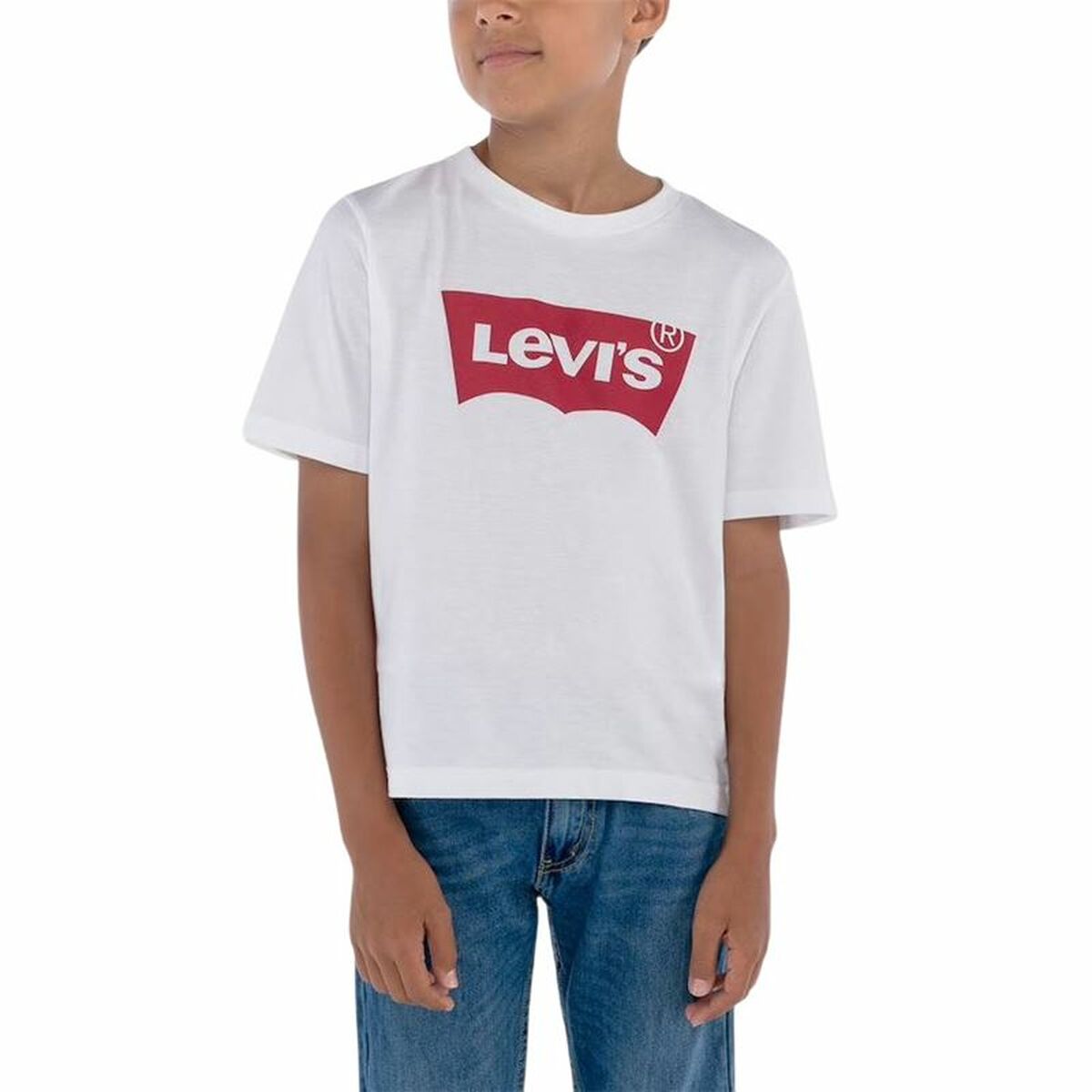 Child's Short Sleeve T-Shirt Levi's Lvb Golden Glow Batwing 16 Years-0