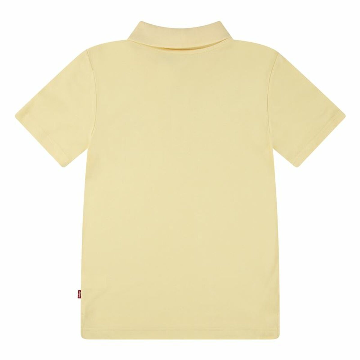 Children’s Short Sleeve Polo Shirt Levi's Lvb Back Neck Tape Yellow-4