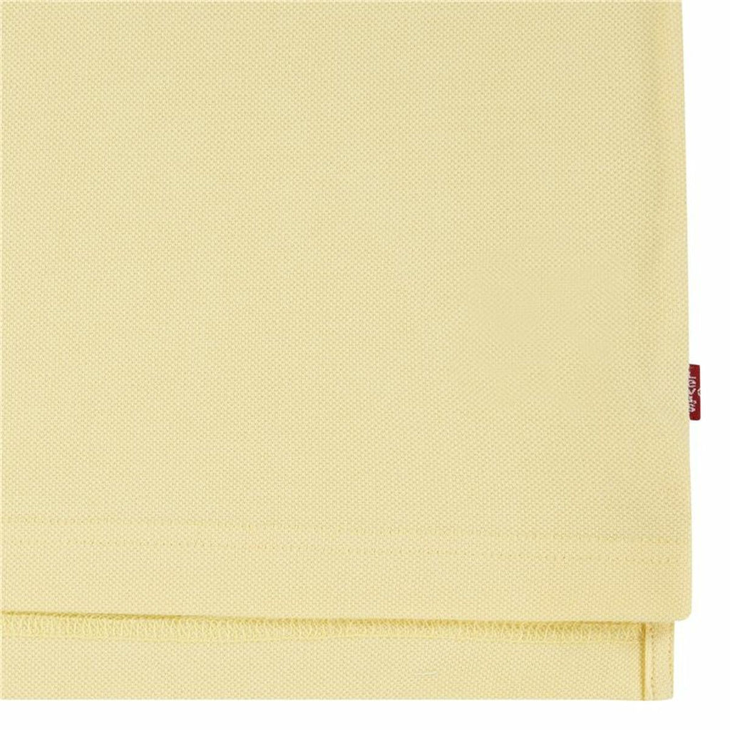 Children’s Short Sleeve Polo Shirt Levi's Lvb Back Neck Tape Yellow-3