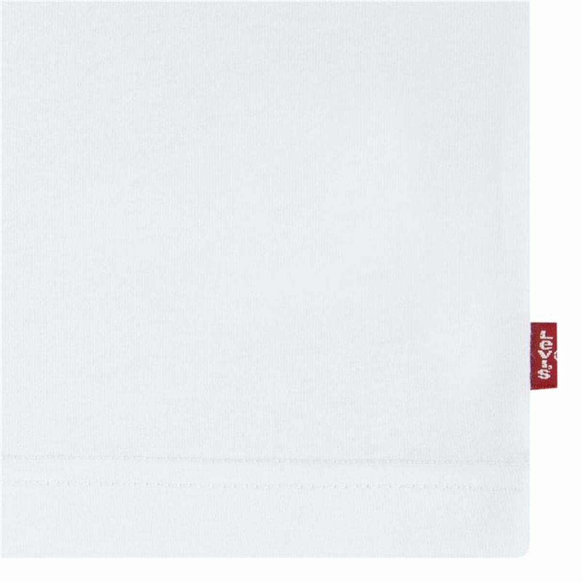 Child's Short Sleeve T-Shirt Levi's Lvb Golden Glow Batwing White-3