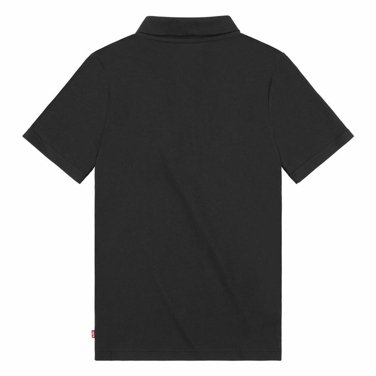 Children’s Short Sleeve Polo Shirt Levi's Lvb Back Neck Tape Black-6