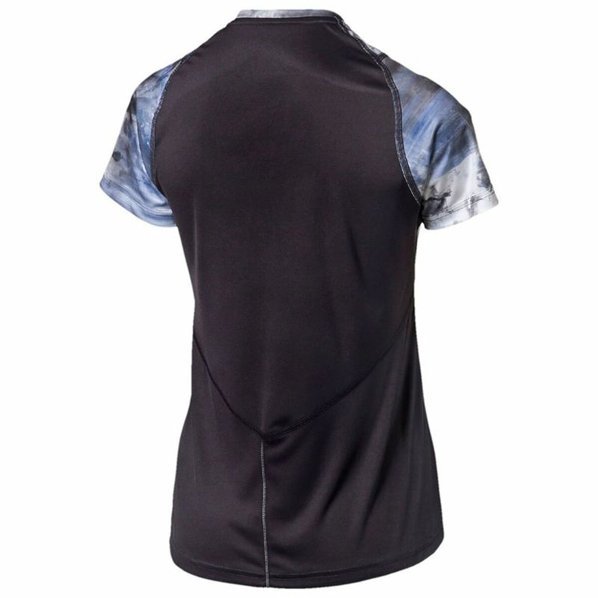 Women’s Short Sleeve T-Shirt Puma Graphic Tee Blue-2