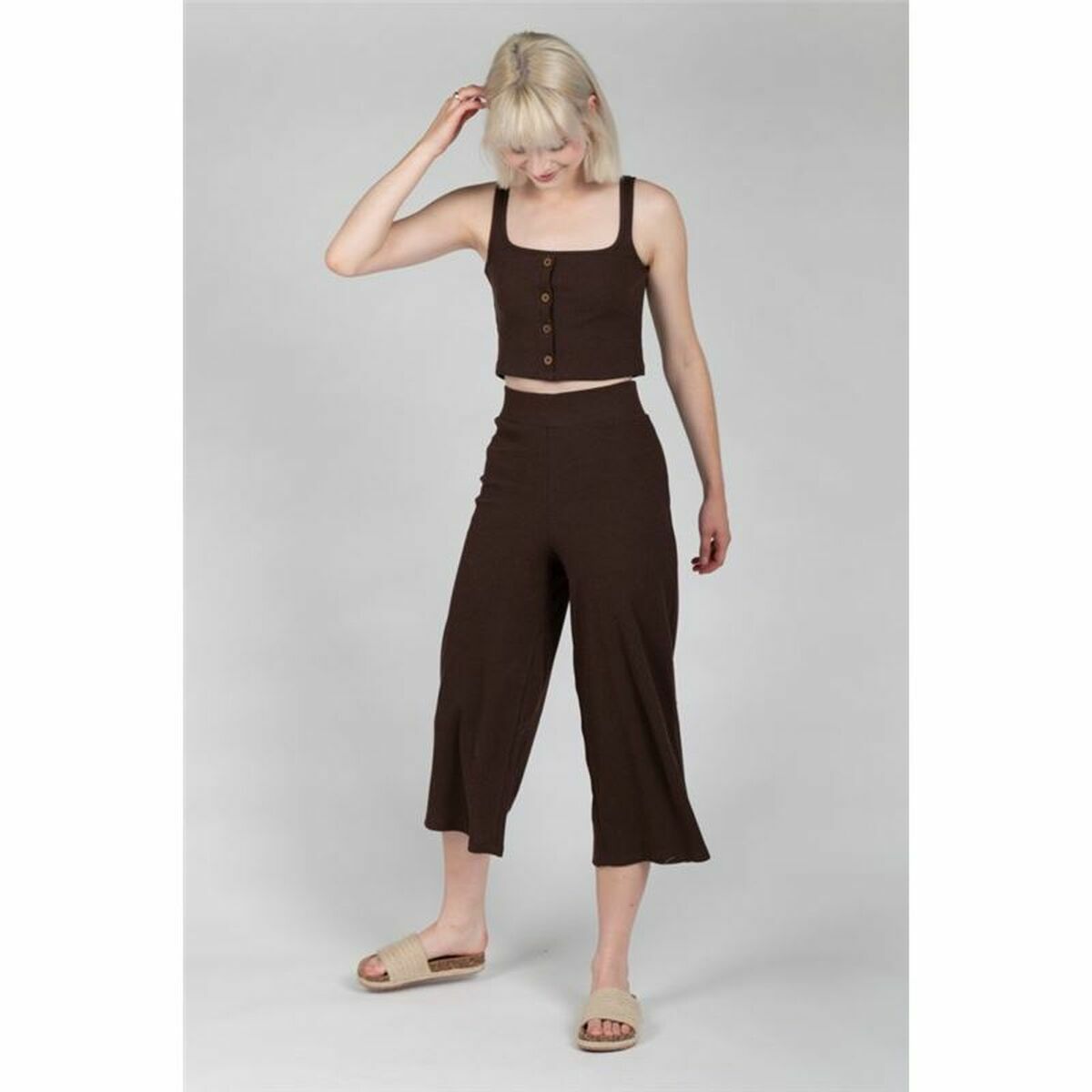 Long Trousers 24COLOURS Brown-1