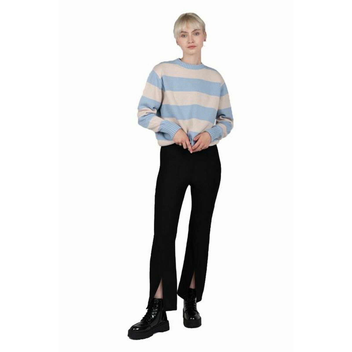 Long Trousers 24COLOURS Casual Black-12