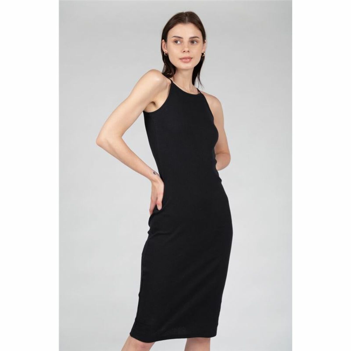 Dress 24COLOURS Black Casual-1