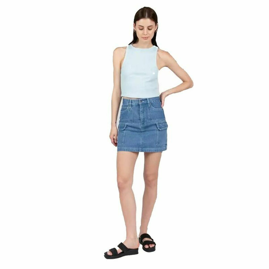 Women’s Short Sleeve T-Shirt 24COLOURS Casual Blue Light Blue-5