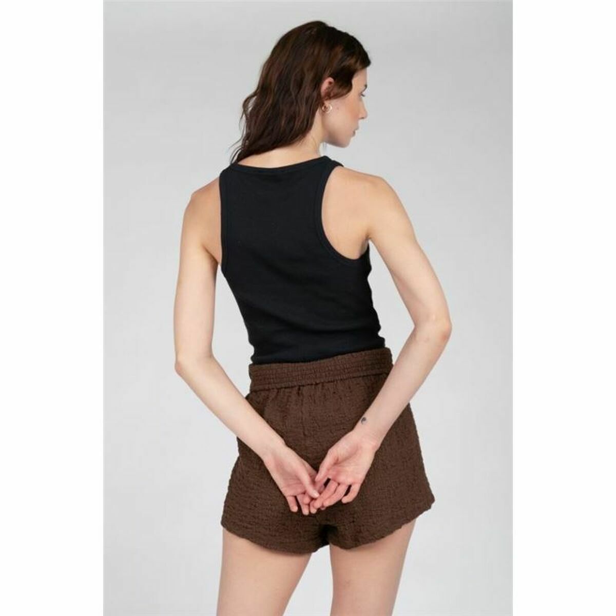 Women’s Short Sleeve T-Shirt 24COLOURS Casual Black-1