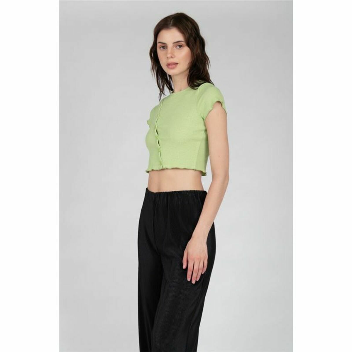 Women’s Short Sleeve T-Shirt 24COLOURS Casual Green-8