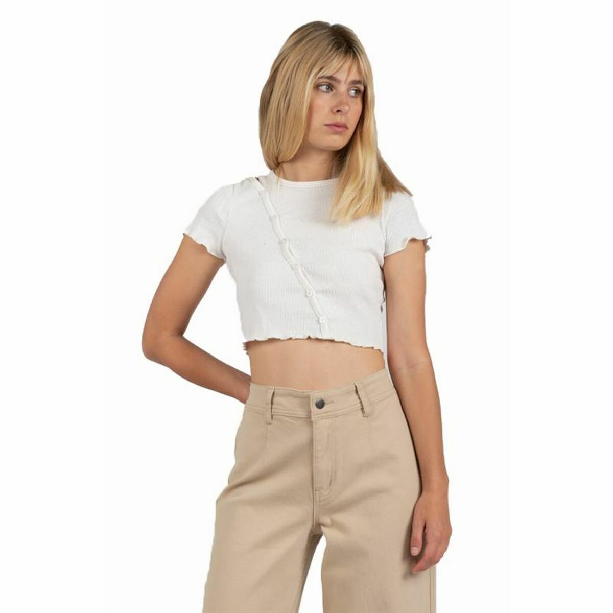 Women’s Short Sleeve T-Shirt 24COLOURS Casual White-6