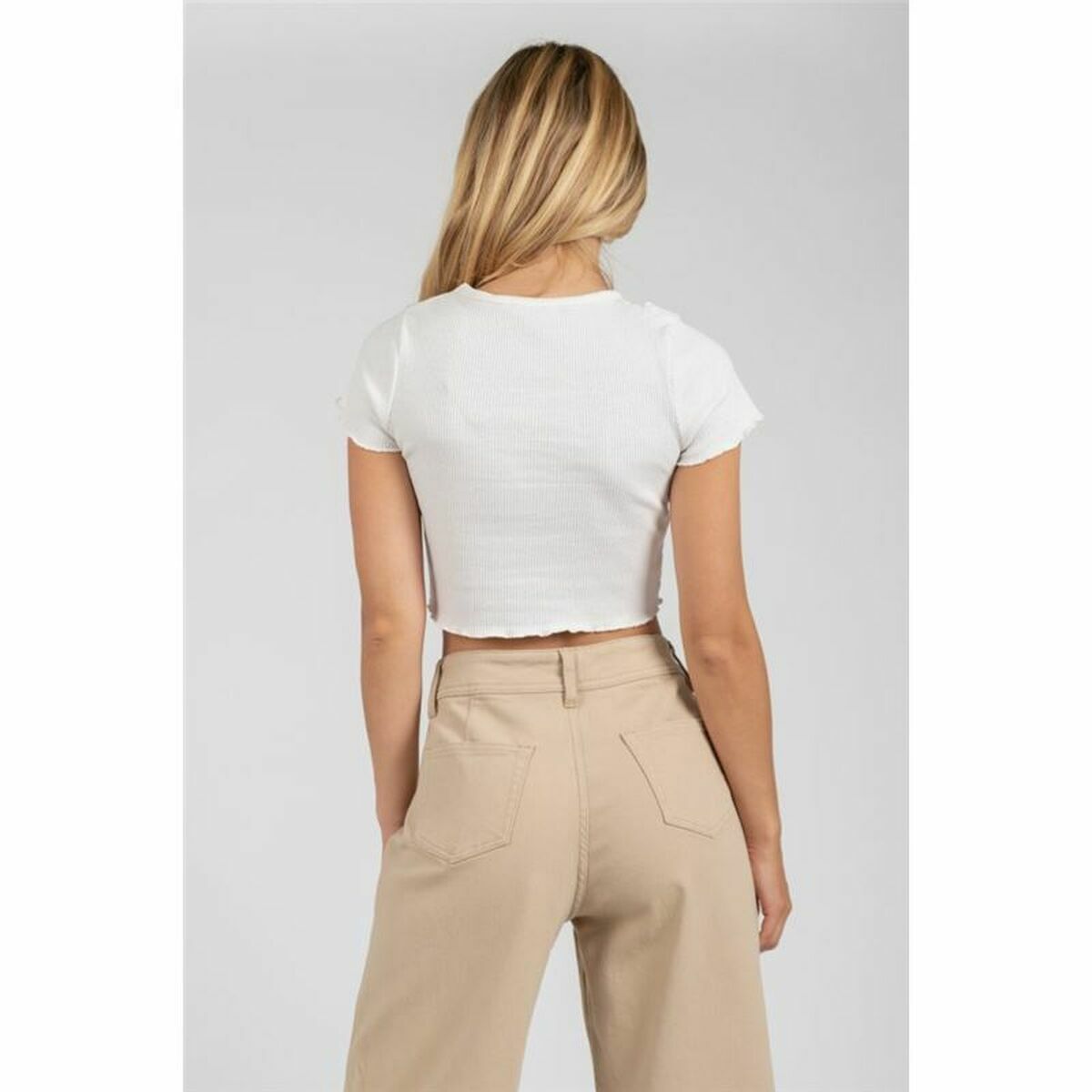 Women’s Short Sleeve T-Shirt 24COLOURS Casual White-1