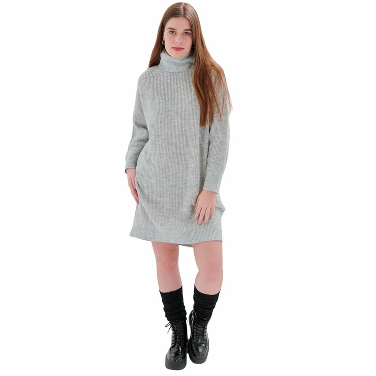 Dress 24COLOURS Light grey-4