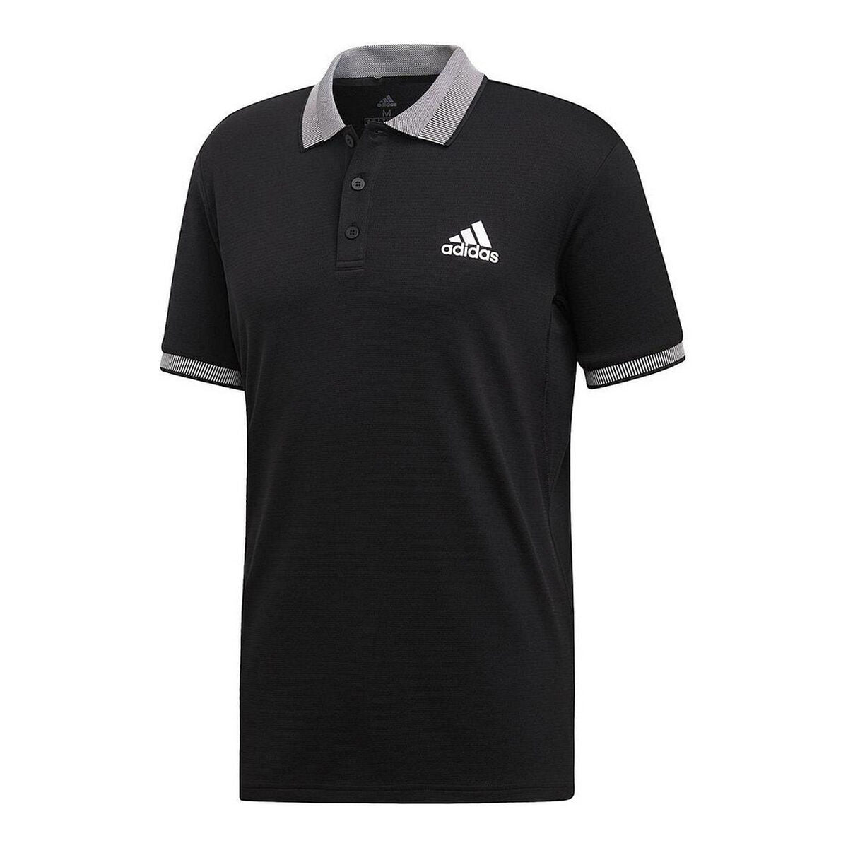 Men’s Short Sleeve Polo Shirt Adidas CLUB SOLID POLO DX1806 Black Polyester Men XS-0