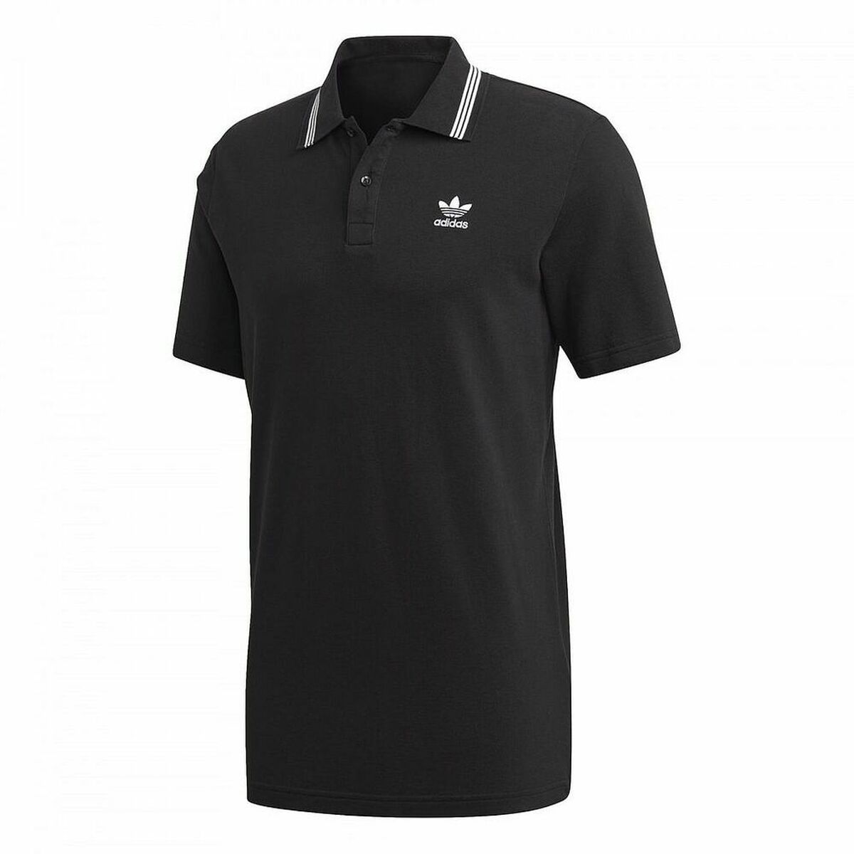 Men’s Short Sleeve Polo Shirt Pique Adidas FM9952 Black XS-0
