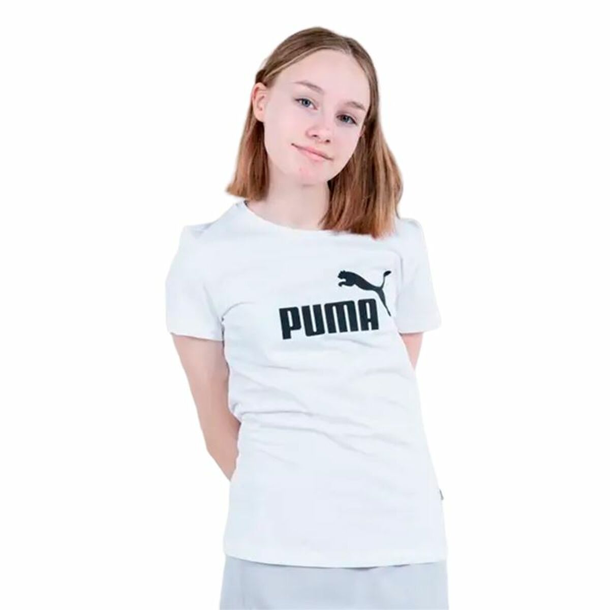 Child's Short Sleeve T-Shirt Puma-1