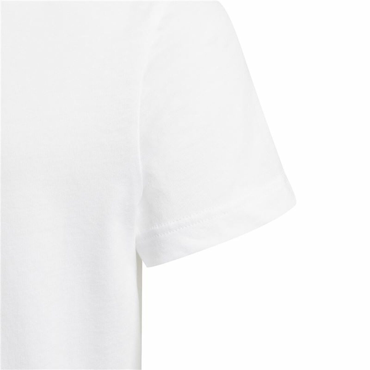 Short Sleeve T-Shirt Adidas Essentials  White-9